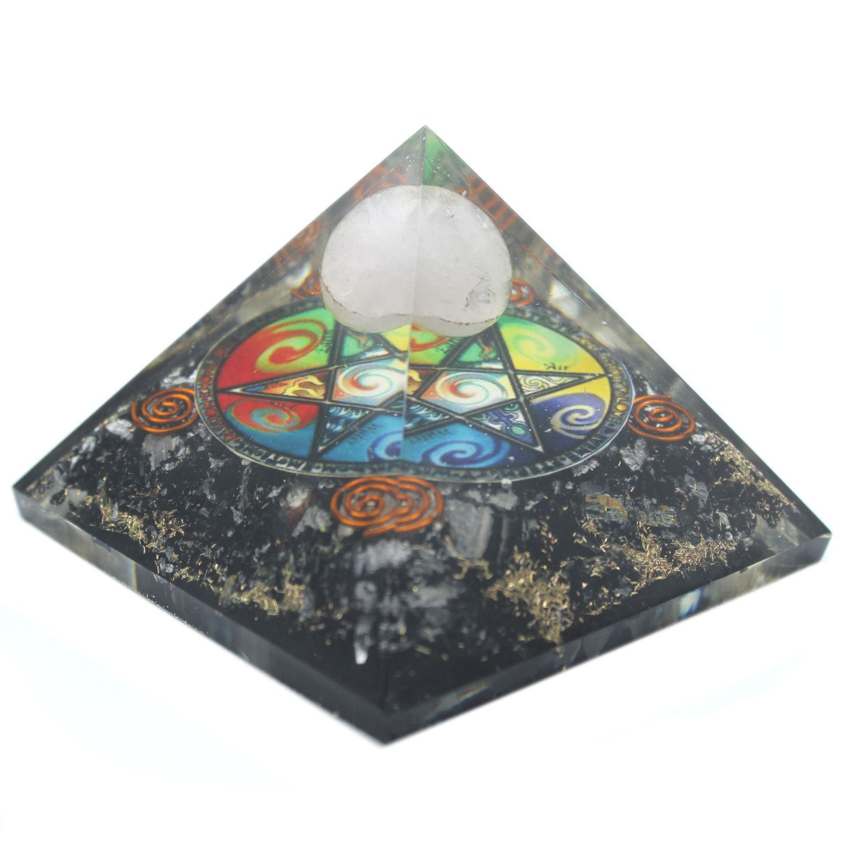 Piramida orgonitowa – Midnight Pentagon – 70 mm