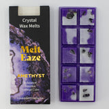 Woski PREMIUM Magia Kryształów- AMETYST -SEN,RELAKS,INTUICJA,OCZYSZCZENIE-Wosk Zapachowy  LAVENDA - Melt Eaze
